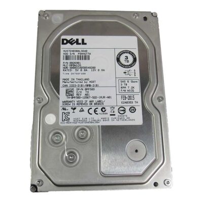 Dell 3TB 7.2K RPM SAS 3.5 Inch 6Gb/s Hard Drive - MY58D