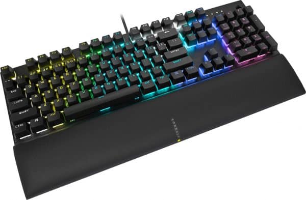 Corsair K60 RGB PRO SE Mechanical Gaming Keyboard - 100% CHERRY MV Mechanical Keyswitches - Black