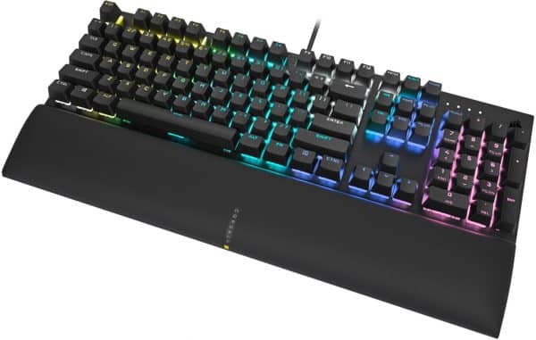 Corsair K60 RGB PRO SE Mechanical Gaming Keyboard - 100% CHERRY MV Mechanical Keyswitches - Black