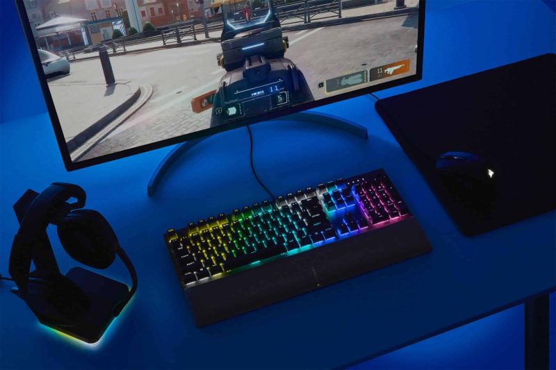 Corsair K60 RGB PRO SE Mechanical Gaming Keyboard - 100% CHERRY MV Mechanical Keyswitches - Black