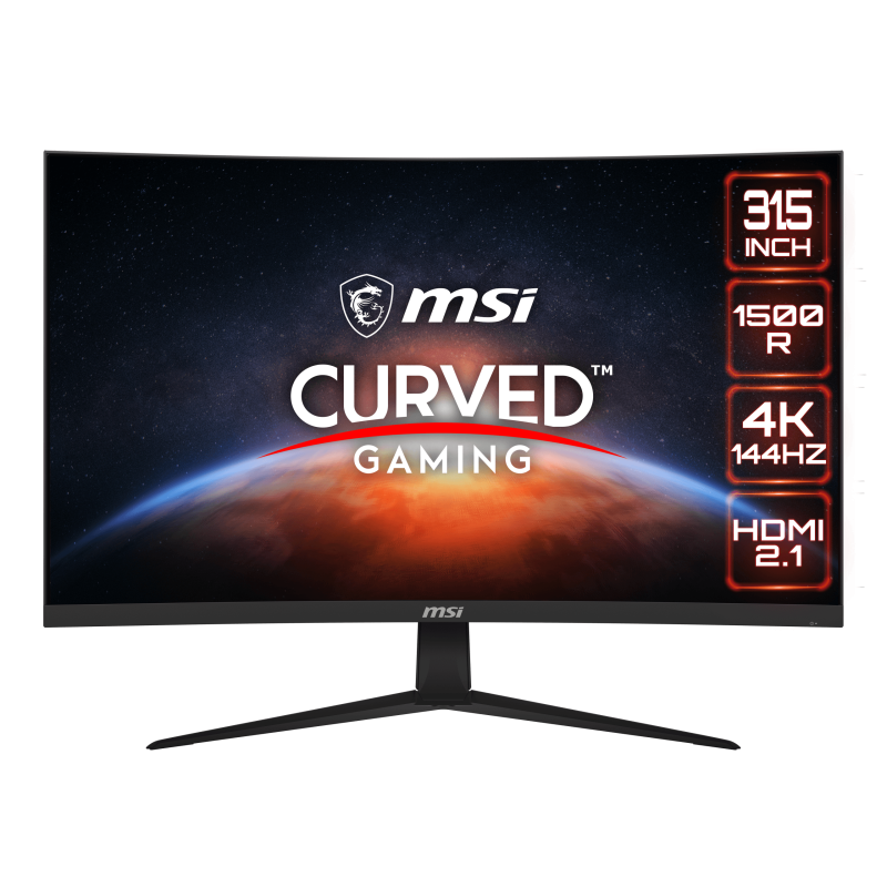 MSI G321CU 31.5" 4K UHD Curved Screen Gaming LCD Monitor