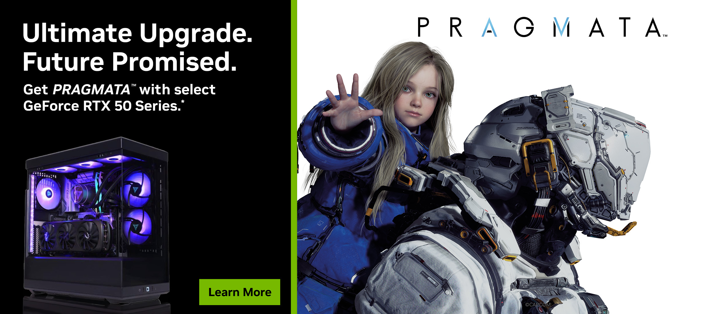 NVIDIA Pragmata Promotion Shop Now at VRLA Tech