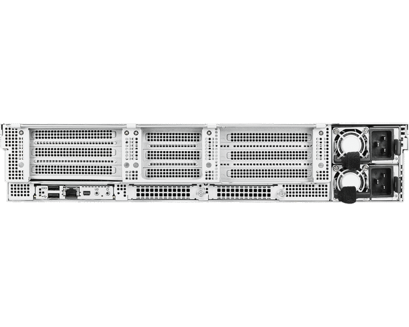 2-GPU AI Inference Server — Intel Xeon 6, 600W GPU, 8-Bay U.2 NVMe, 2U