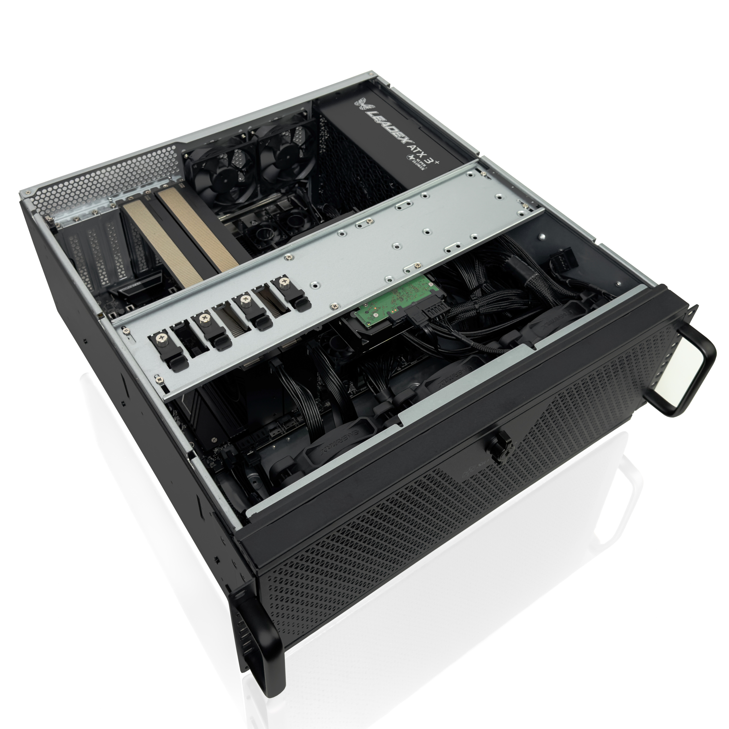 VRLA Tech 4U rackmount workstation in a SilverStone chassis built for NexTech Solutions